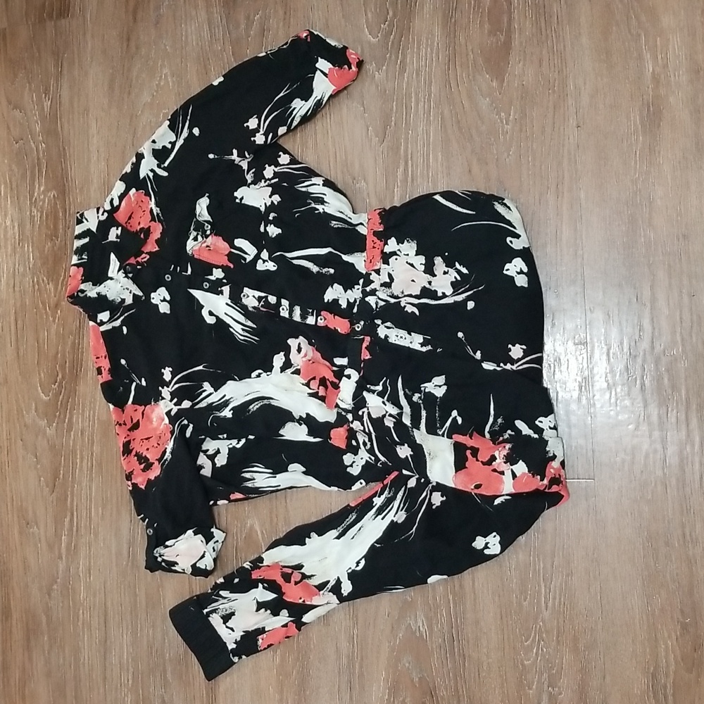 (S) Abercrombie & Fitch Colorful Jumpsuit Vacation Relaxed Fit One Piece